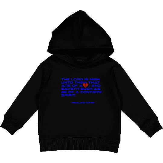 Psalms 147:18 Kids Pullover Hoodies