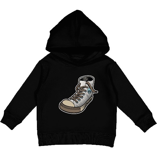Old school Sneaker Kids Pullover Hoodies
