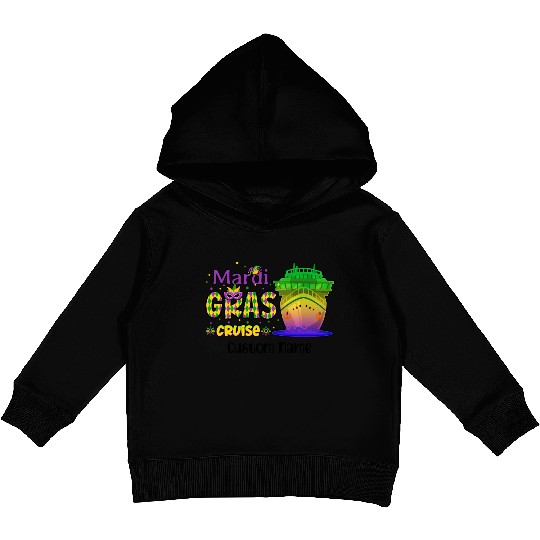 Mardi Gras Cruise Mardi Gras Carnival Trip Funny Kids Pullover Hoodies