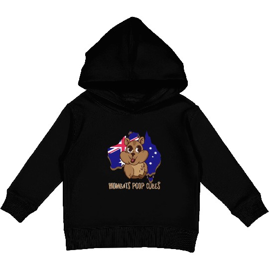 Wombats Poop Cubes For A Wombat Lover Kids Pullover Hoodies
