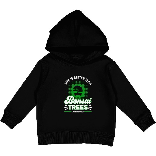Bonsai Tree Owner Gift Bonsai Tree Gardening Kids Pullover Hoodies