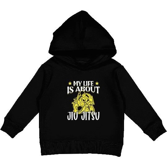 Jujutsu life is about jiu jitsu martial arts mma Kids Pullover Hoodies