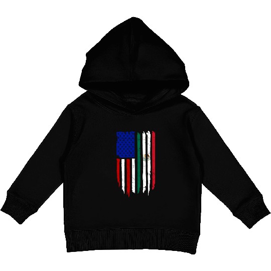 US Immigrant Indigenous USA Immigrants america Kids Pullover Hoodies