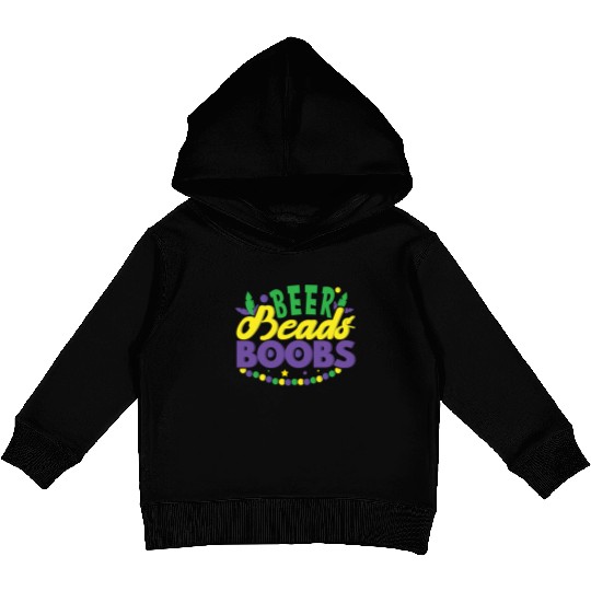 Festival Parade Beer Lover Beads Mardi Gras 2023 Kids Pullover Hoodies