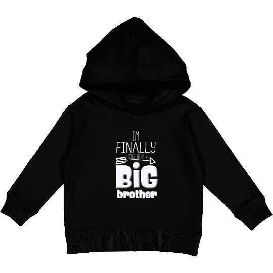 Big Brother Finally Big Bro Gamer Promoted Son Kids Pullover Hoodies
