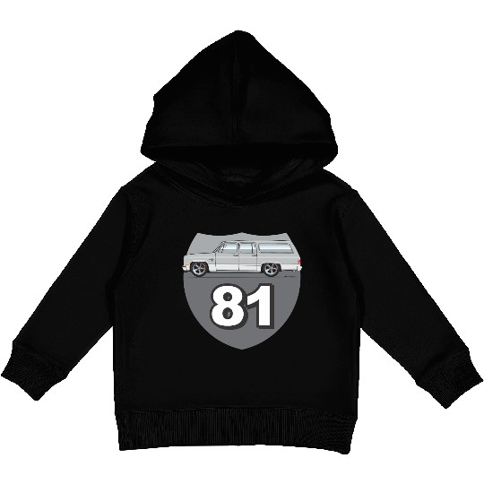 81 Light Silver Kids Pullover Hoodies