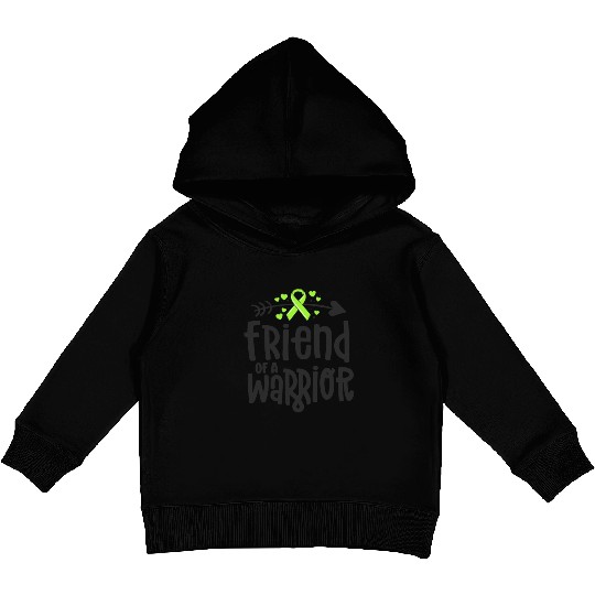 Friend Of A Warrior Lime Green Ribbon Lyme Kids Pullover Hoodies
