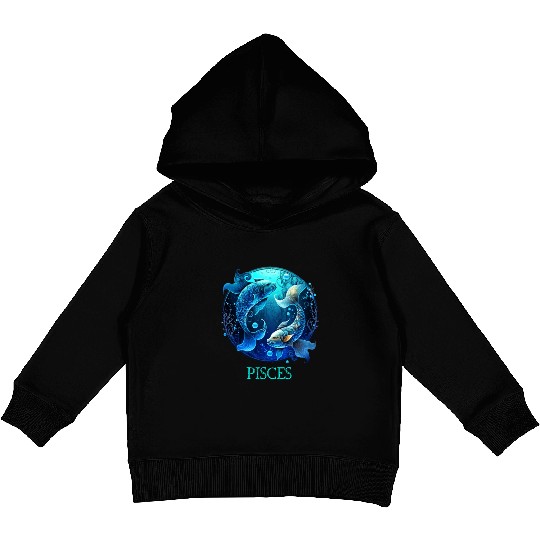 Embrace Your Pisces Identity: Pisces Pride Zodiac Kids Pullover Hoodies