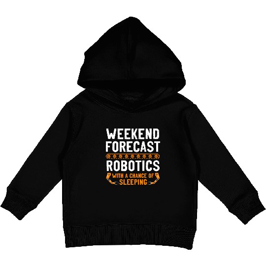 Robot Robotics Engineer Vintage Kids Pullover Hoodies