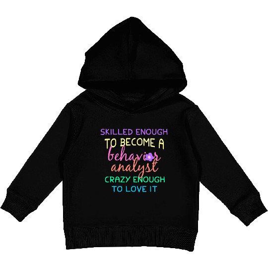 Behavior Analyst Graduate Kids Pullover Hoodies