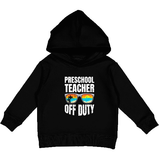 Preschool kindergarten educator off duty teacher Kids Pullover Hoodies