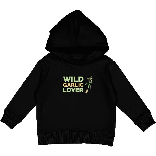 Wild Garlic Lover Kids Pullover Hoodies