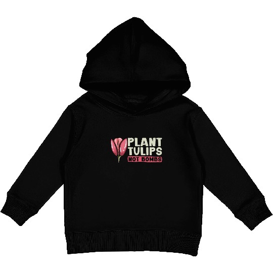 Tulip Gardening Tulips Kids Pullover Hoodies