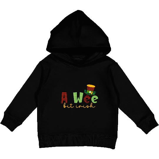 A Wee Bit Irish Sublimation Kids Pullover Hoodies