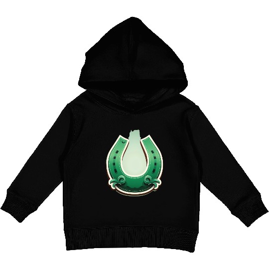 A horseshoe for good luck T--Kids Pullover Hoodies