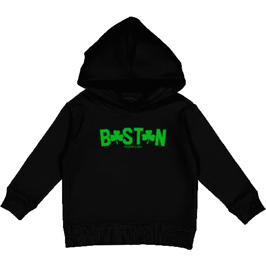 BOSTON SHAMROCK Kids Pullover Hoodies