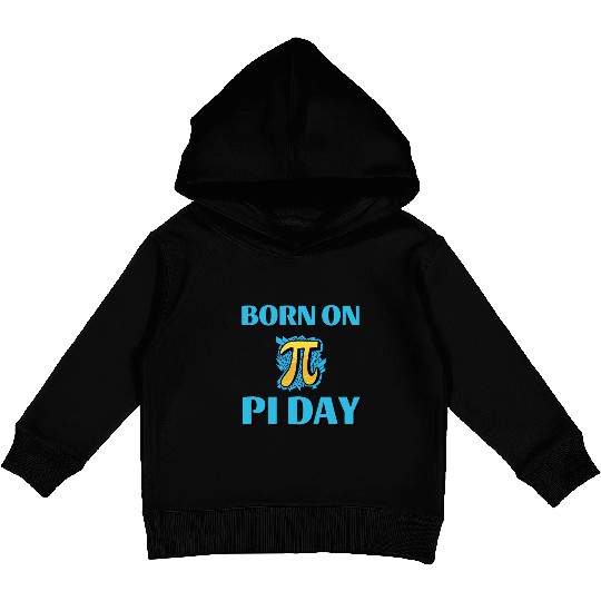 Born on pi day cool math Kids Pullover Hoodies
