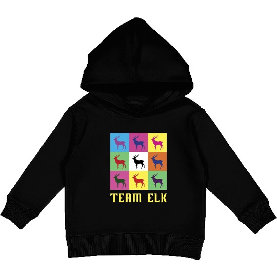 Team Elk Kids Pullover Hoodies