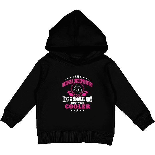 Medical Receptionist Mom For Women Kids Pullover Hoodies
