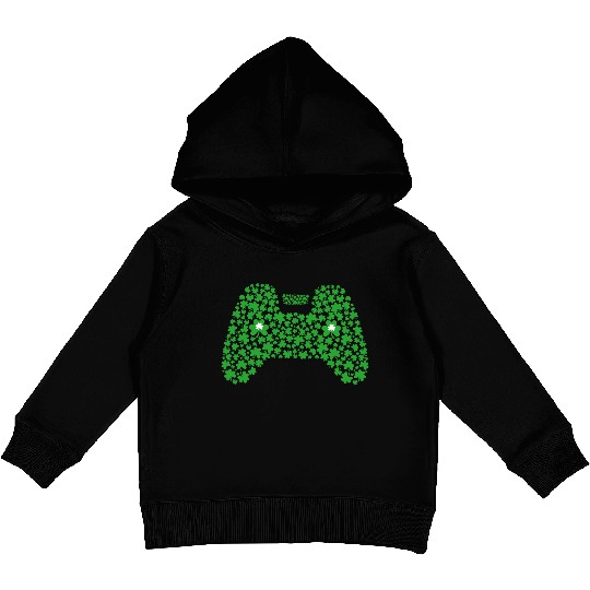 Lucky Gamer St. Patrick's Day Kids Pullover Hoodies for gift