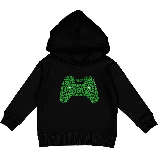 Lucky Gamer St. Patrick's Day Kids Pullover Hoodies for gift