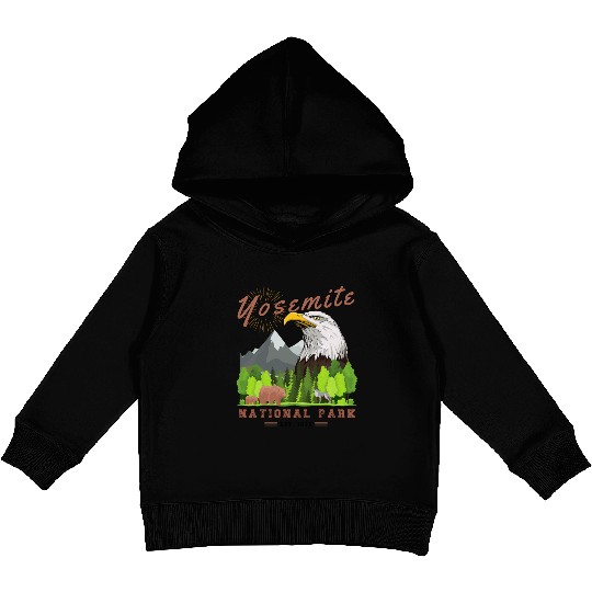 Yosemite National Park Kids Pullover Hoodies