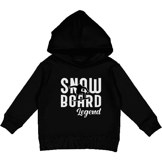Snowboard Legend Snowboarding Kids Pullover Hoodies
