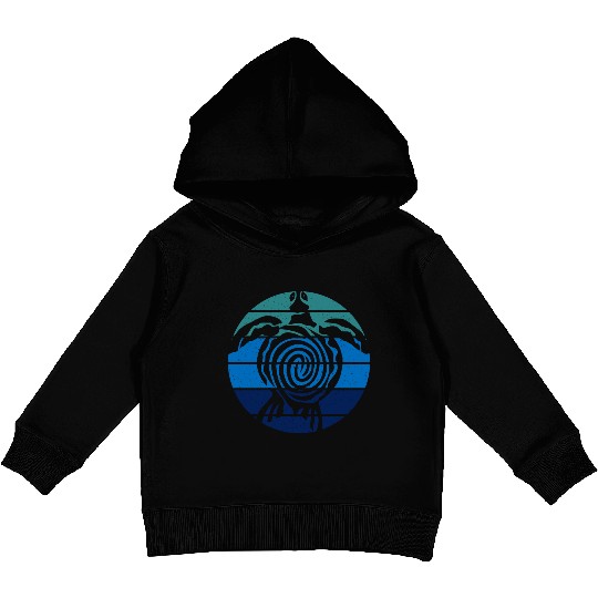 Earth Day, Sea Turtle, Clean the Ocean Kids Pullover Hoodies