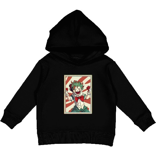Happy joker card Kids Pullover Hoodies