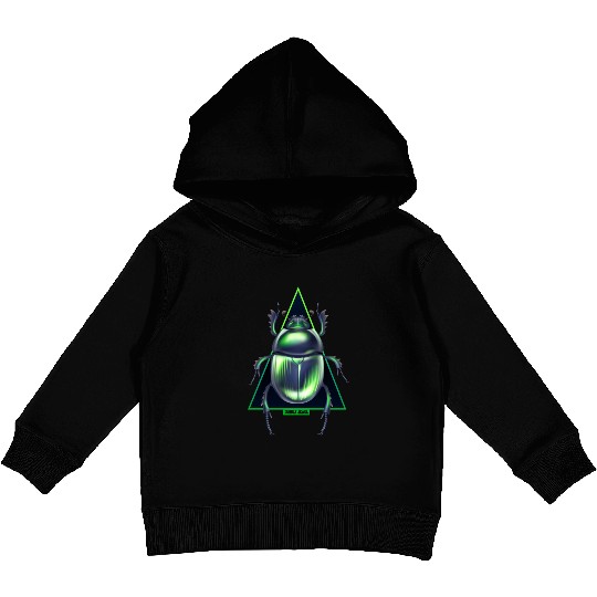 Deadly Jewel the mysterious insect. Kids Pullover Hoodies
