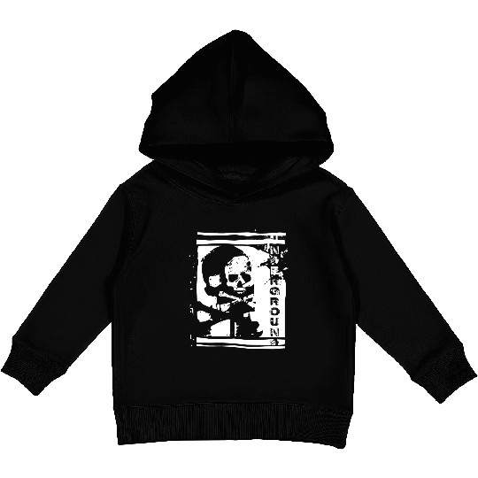 UNDERGROUND skull PUNK design Kids Pullover Hoodies