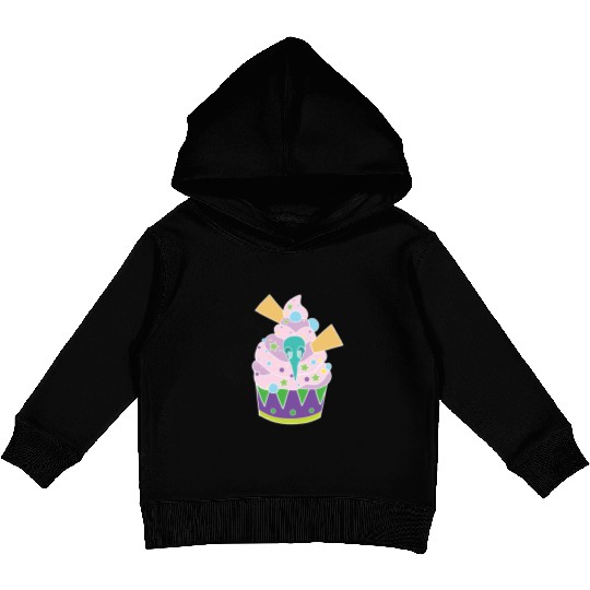 Cupcake Graveyard Kids Pullover Hoodies