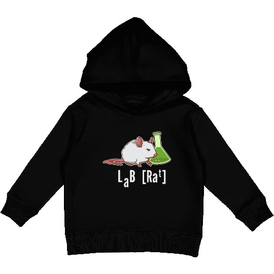 Lab Rat Science Chemistry Professor Laboratory Kids Pullover Hoodies