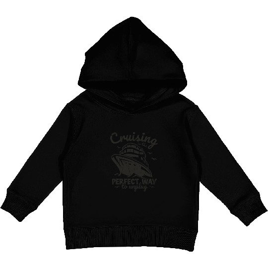 Cruising is the perfect way to unplug - Cruise Kids Pullover Hoodies