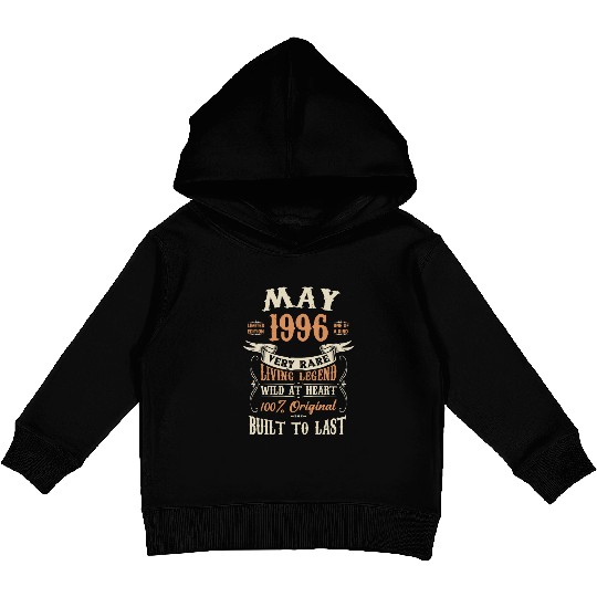 May 1996 Birthday Surprise Kids Pullover Hoodies