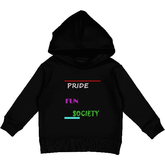 PRIDE FUN SOCIETY Kids Pullover Hoodies