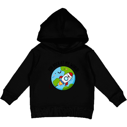 You Rock Et My World Cute Rocket Kids Pullover Hoodies