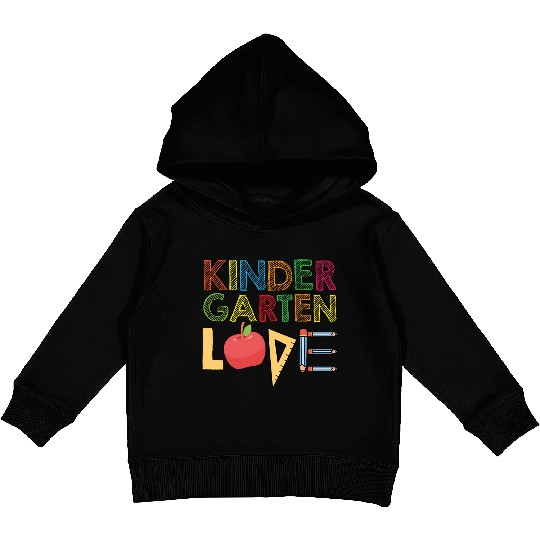 Kindergarten Love Teacher student Classroom Tools Kids Pullover Hoodies