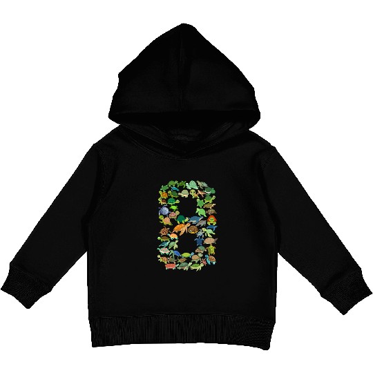 8th Birthday Sea Turtle Tortoise Theme 8 Year Old Kids Pullover Hoodies