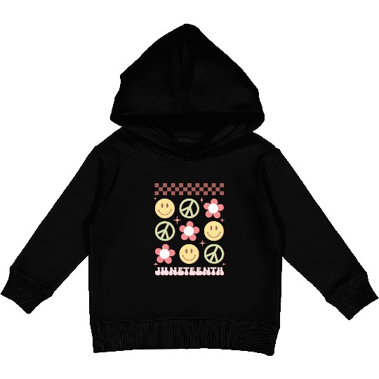 Juneteenth, Independence Day Kids Pullover Hoodies