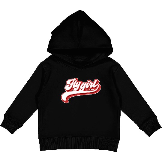 Fly 80S 90S Old School Hip Hop Kids Pullover Hoodies