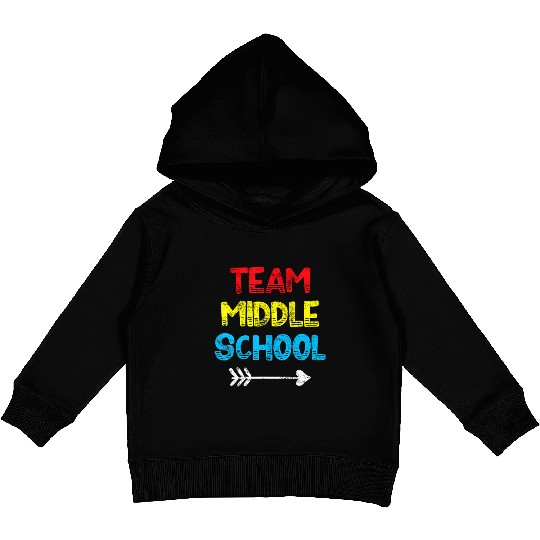 Middle School Teacher Student Back to School Kids Pullover Hoodies