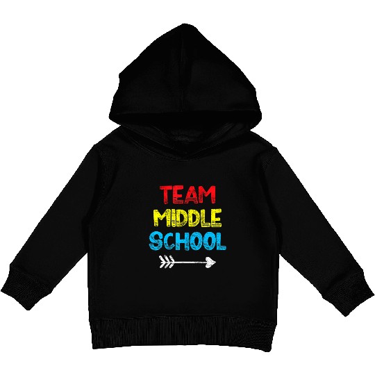 Middle School Teacher Student Back to School Kids Pullover Hoodies