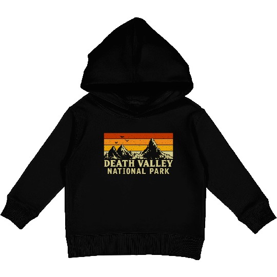 Mountain Graphics Death Valley National Park Kids Pullover Hoodies