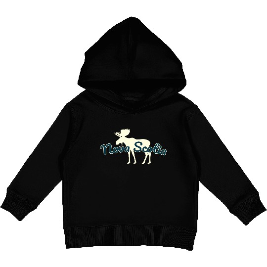 Nova Scotia Moose Or Kids Pullover Hoodies