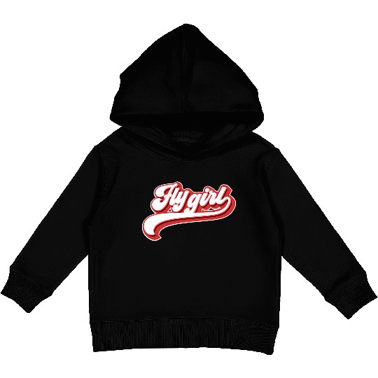 Fly 80S 90S Old School Hip Hop Kids Pullover Hoodies