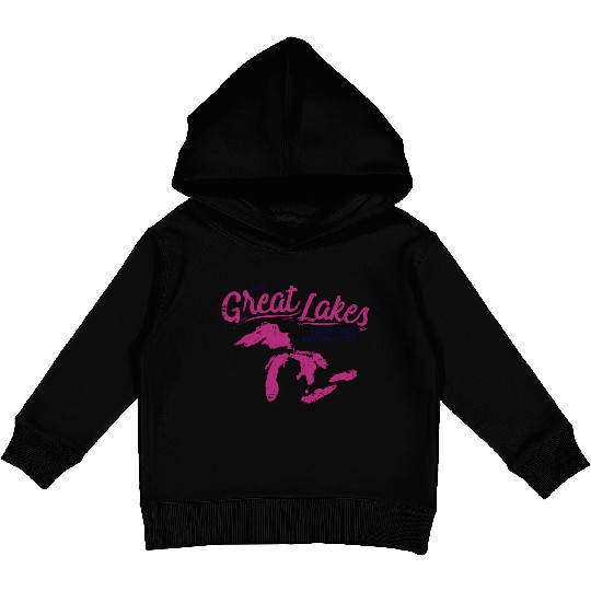 Great Lakes Shark Free Unsalted Summer Vacation Kids Pullover Hoodies