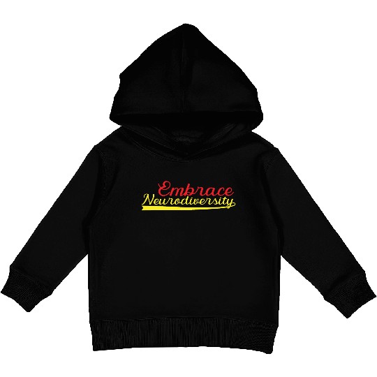 Embrace neurodiversity Kids Pullover Hoodies