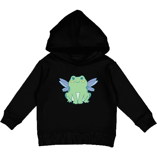 Cottagecore Cottage Core Frog Fairycore Goblincore Kids Pullover Hoodies