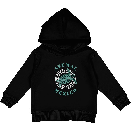 Akumal Meco T Tattoo Sea Turtle Kids Pullover Hoodies